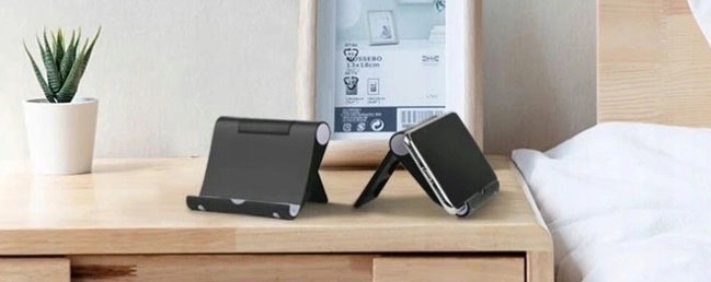 PODSTAWKA POD TELEFON TABLET STOJAK UCHWYT uniwersalny CZARNY DO TELEFONU Rodzaj inny