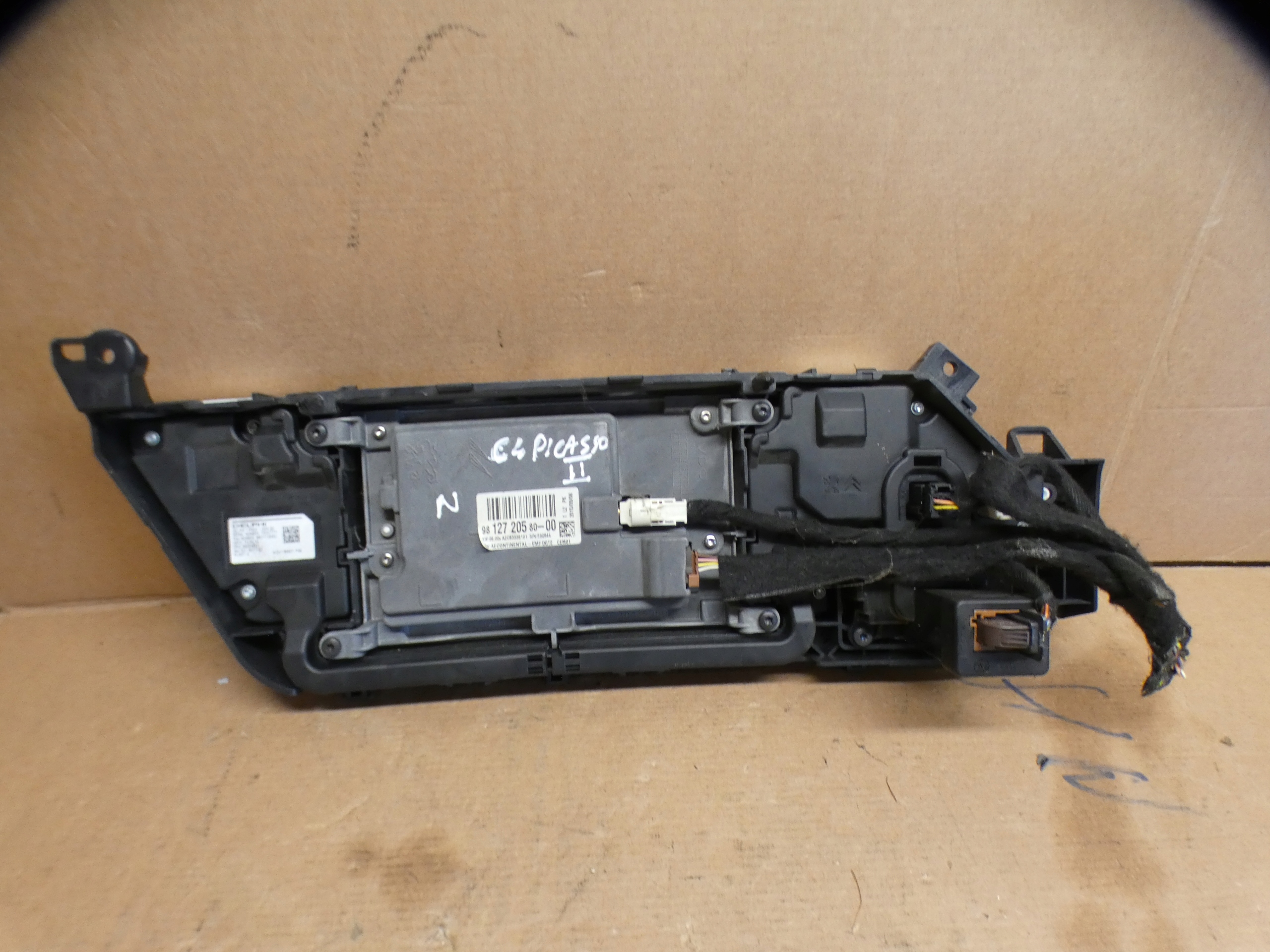 frame display RADIA navigation devices 9812720580 CITROEN C4 II PICASSO EUROPA