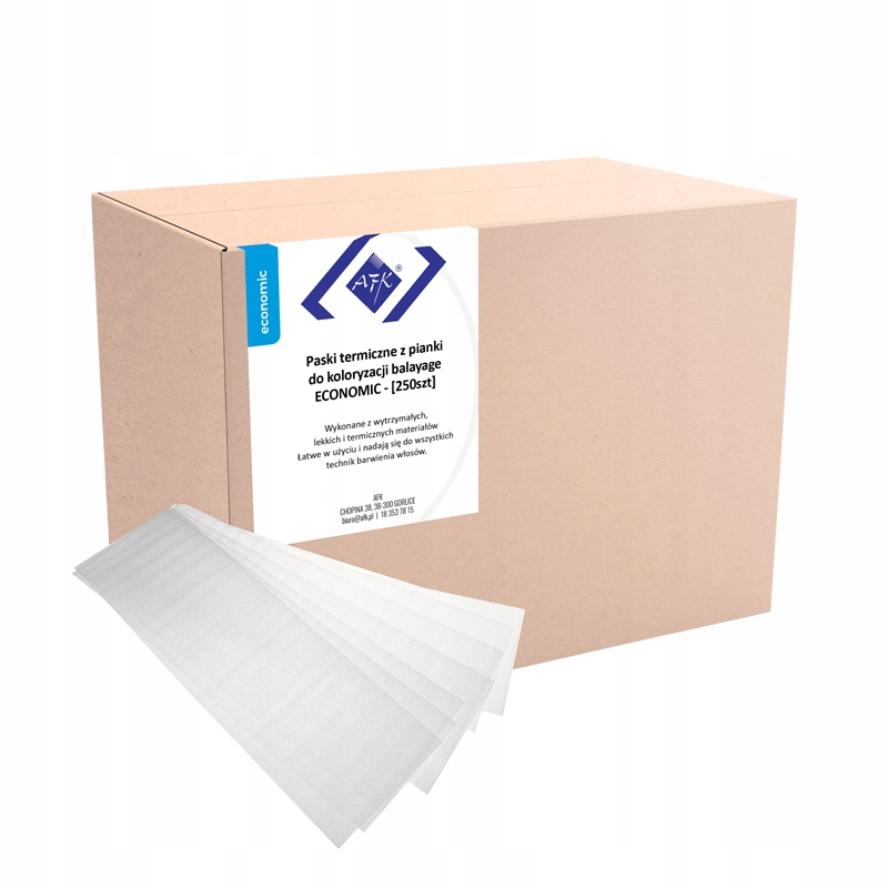 

Paski Piankowe Do koloryzacji Economic 250 szt