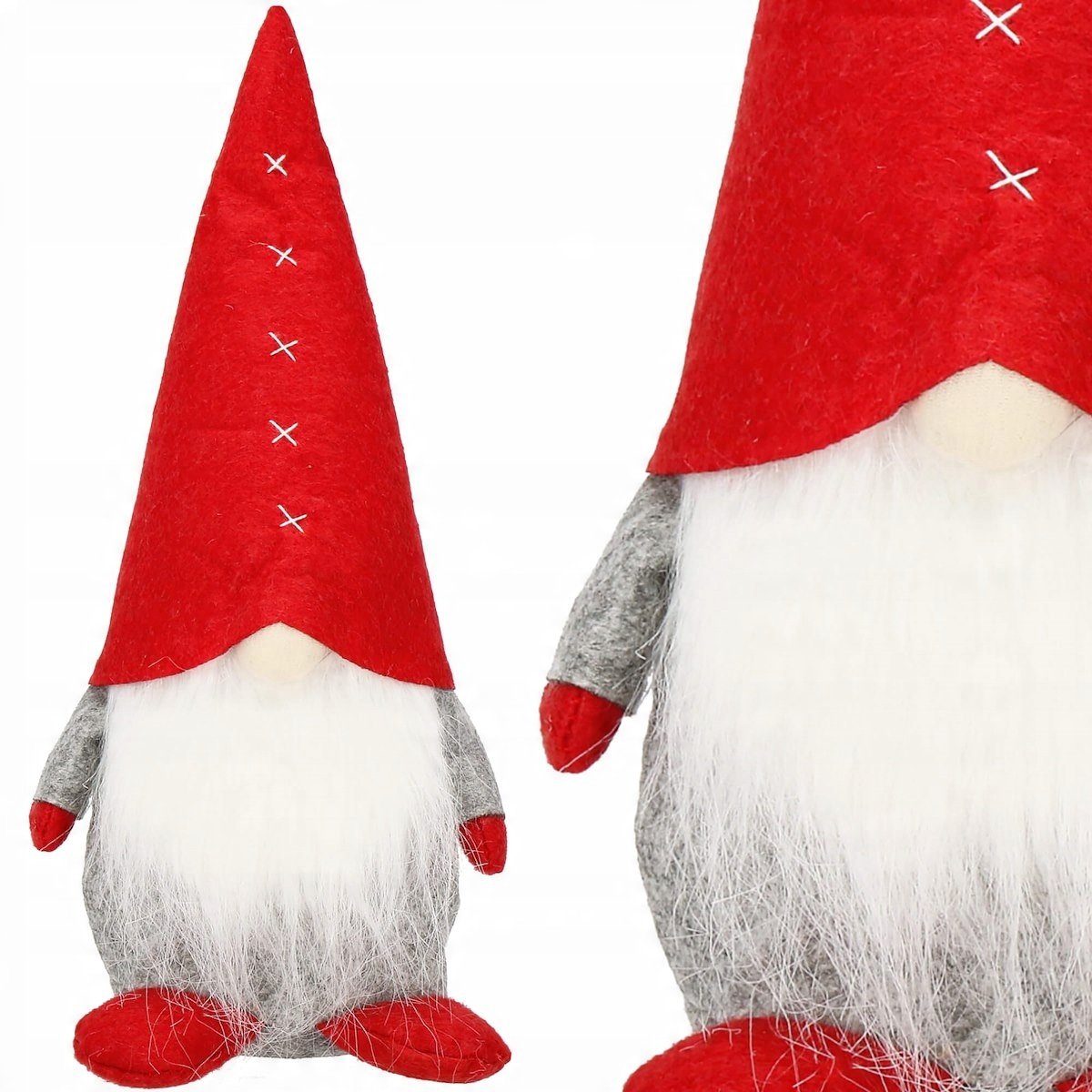 

Mikołaj Skrzat Krasnal Na Święta Duży 32CM