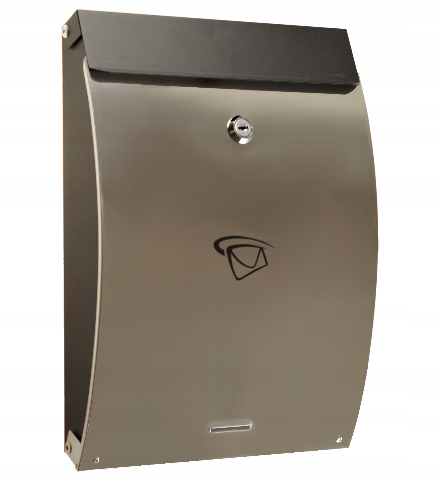 Poštovní Schránka 35 x 25 CM Velká Nerezová Premium