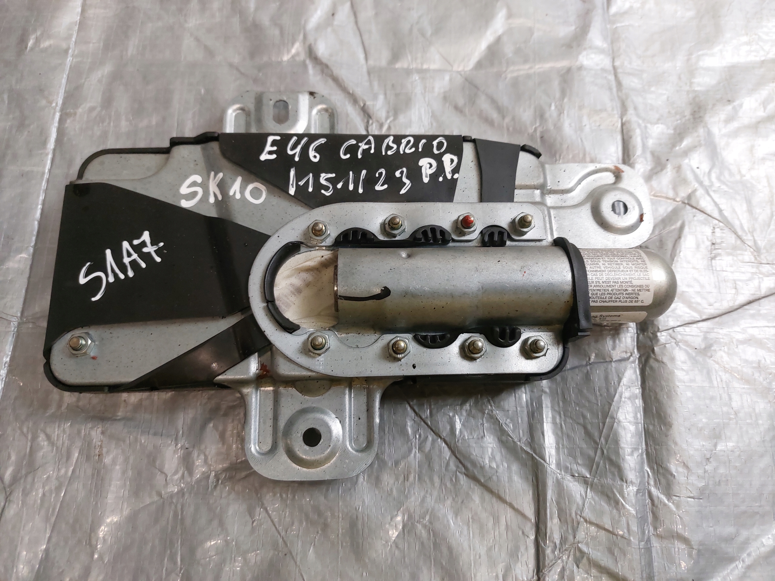 airbag POWIETRZNA door right front BMW E46 CABRIO