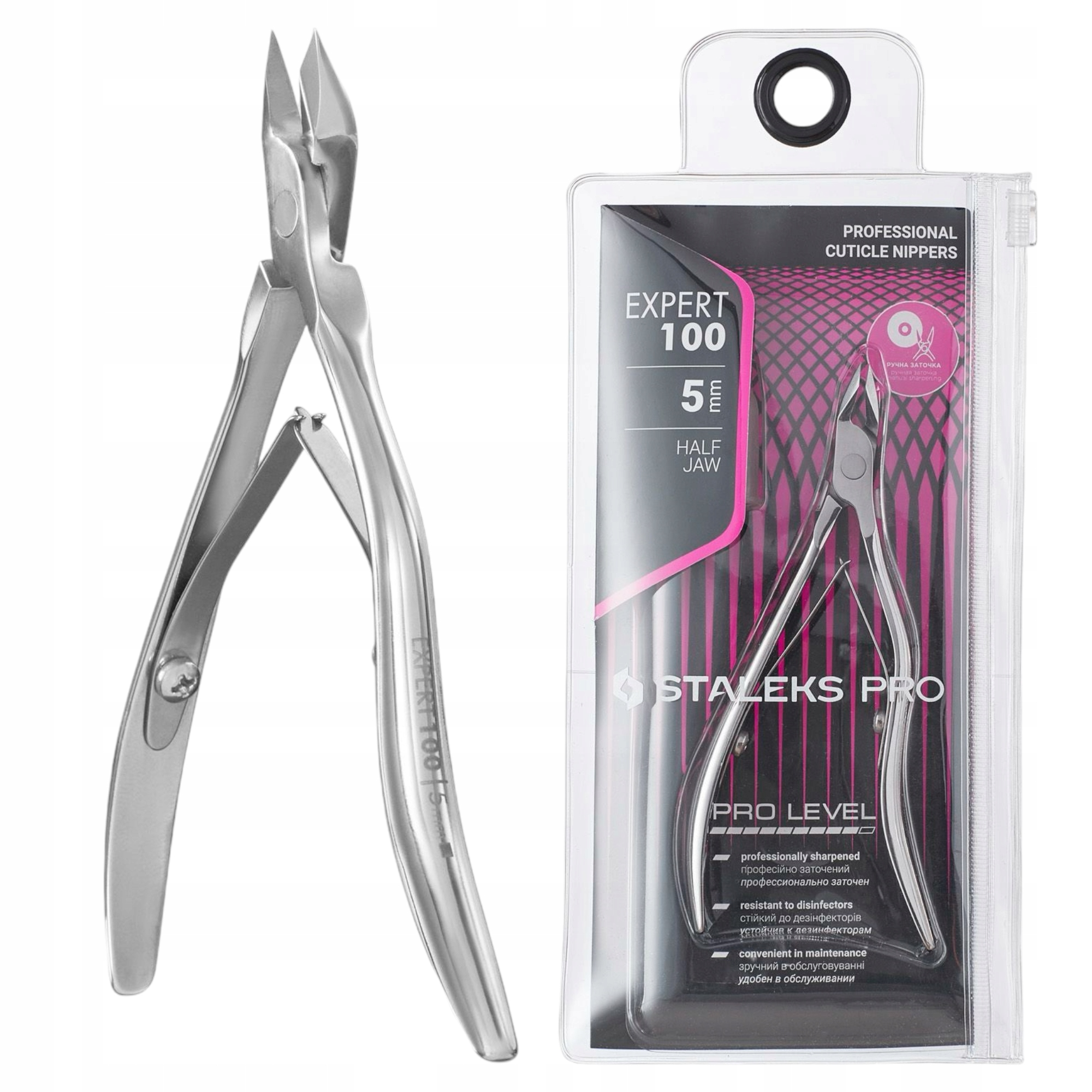 Staleks Profesionální nůžky na kůžičku Expert 100 5 mm