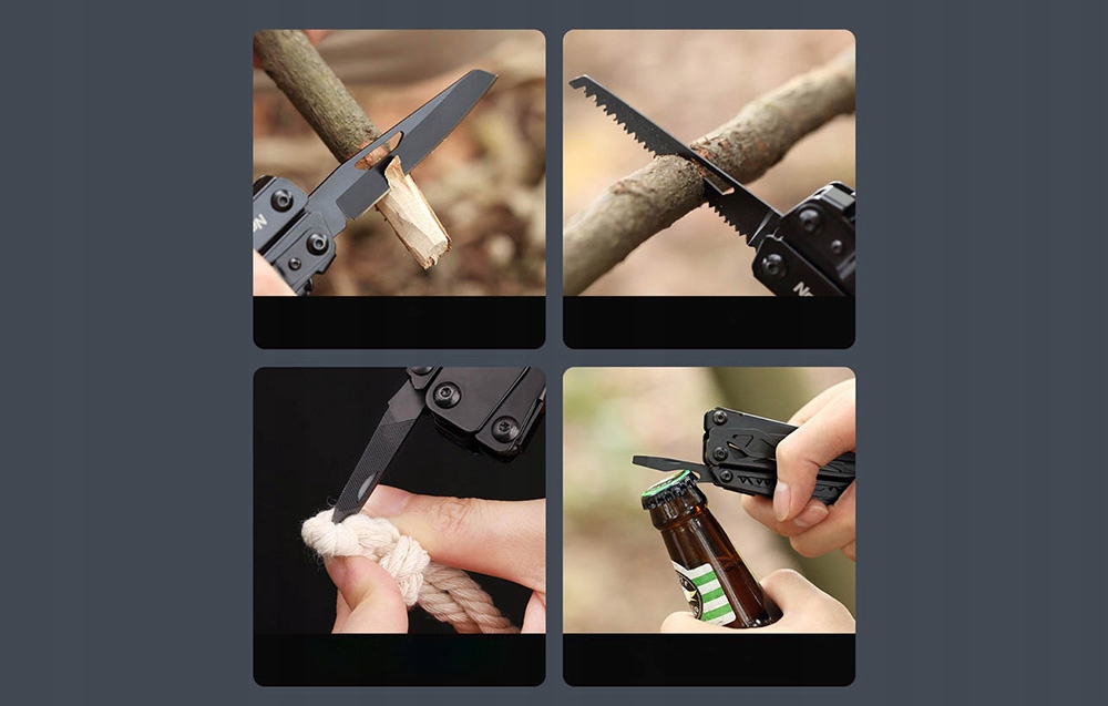 NEXTOOL MULTITOOL NARZĘDZIE WIELOFUNKCYJNE SCYZORYK SURVIVALOWY 10 BITÓW Kod producenta NE20151