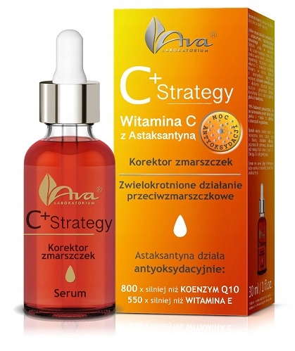AVA C+ STRATEGY KOREKTOR ZMARSZCZEK SERUM ŻELOWE