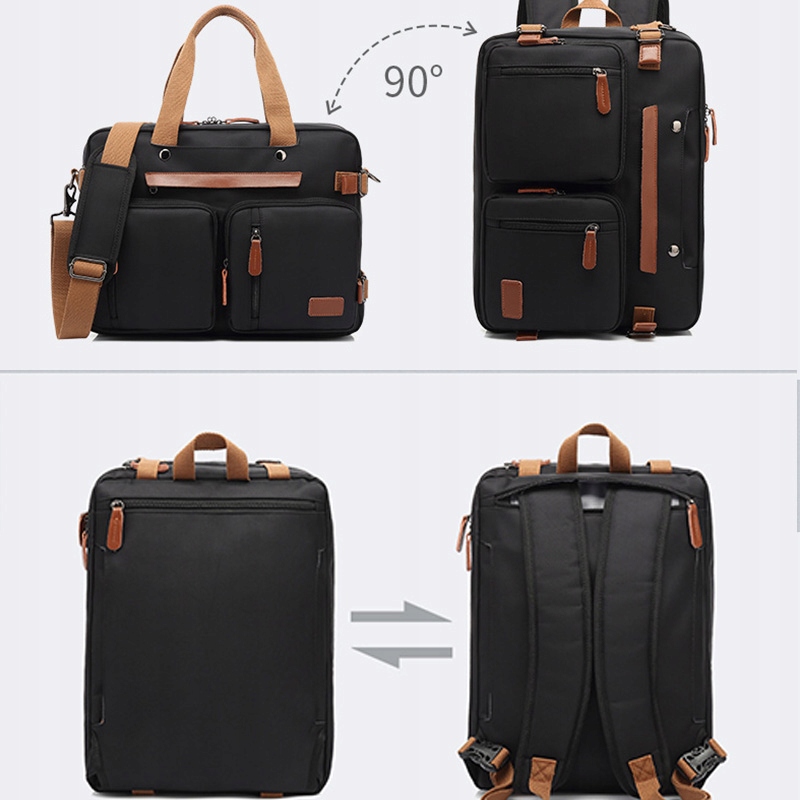 Plecak o dużej pojemności TORBA Laptop 3 w 1 Model 3W1-9