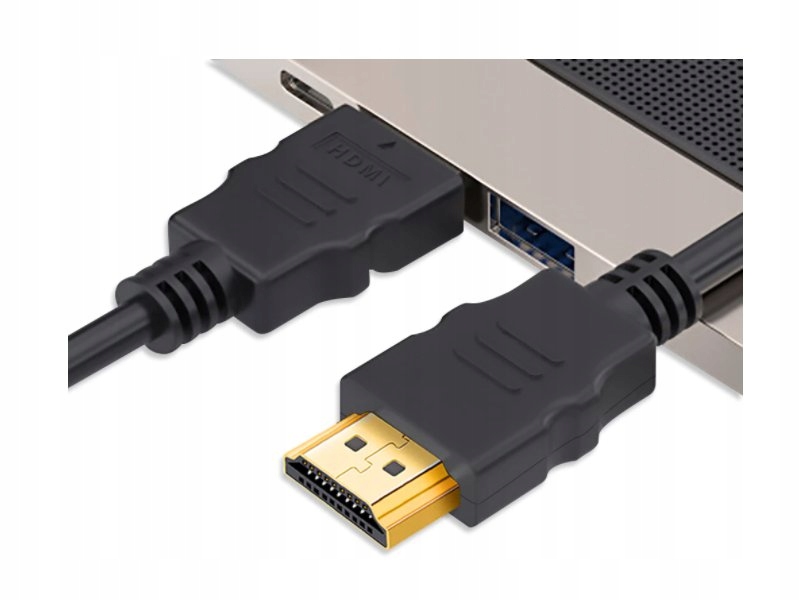 Kabel HDMI - HDMI ver. 2.0 / 4K UHD - 1m Złącza HDMI - HDMI