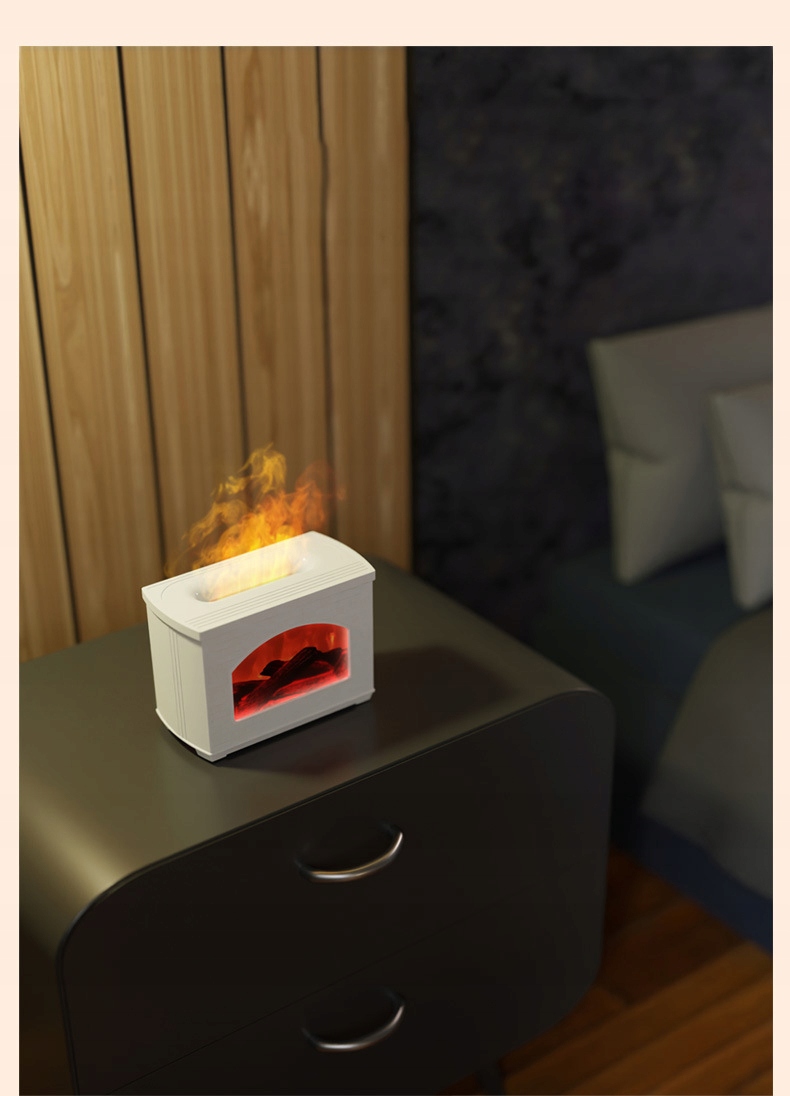 камін світлодіодний ліхтар з вогнем рухоме полум'я 3D код виробника в-00169223