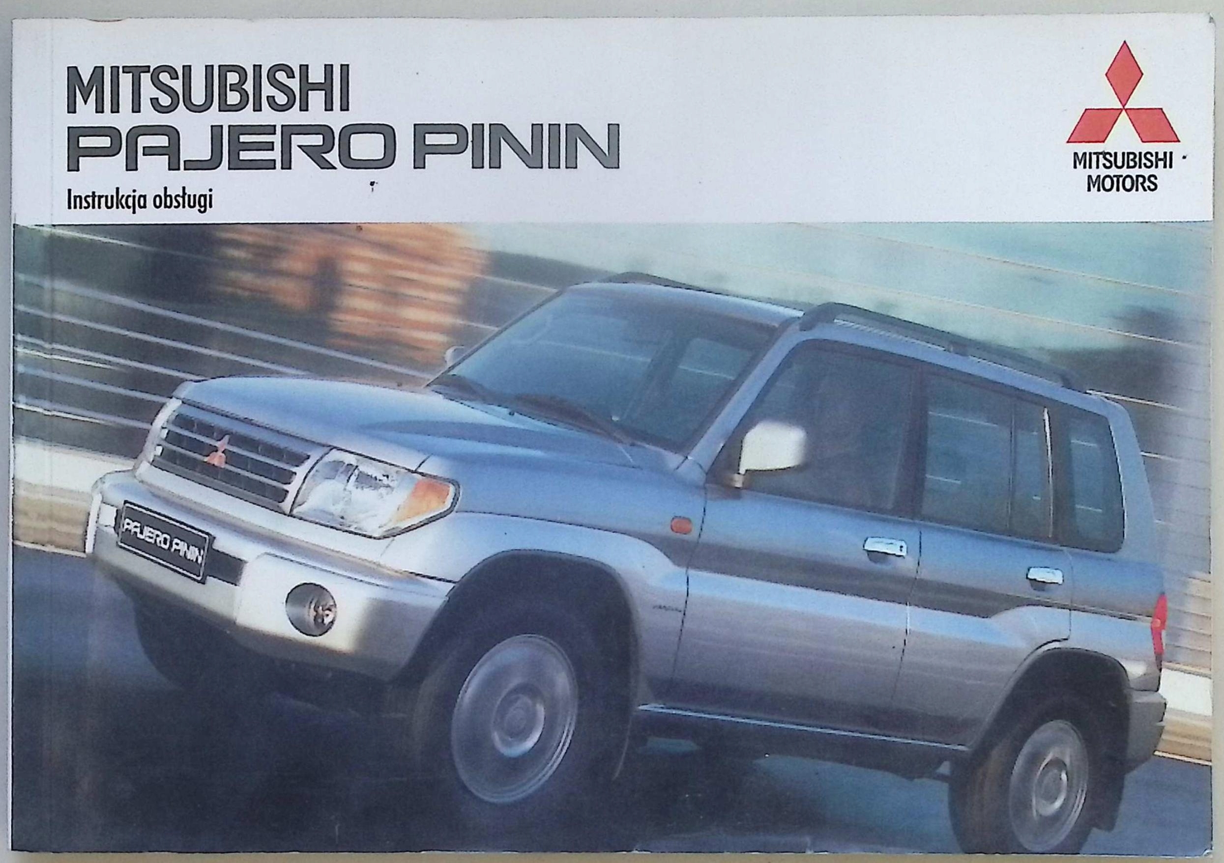 Mitsubishi Pajero Pinin. Instrukcja obsługi