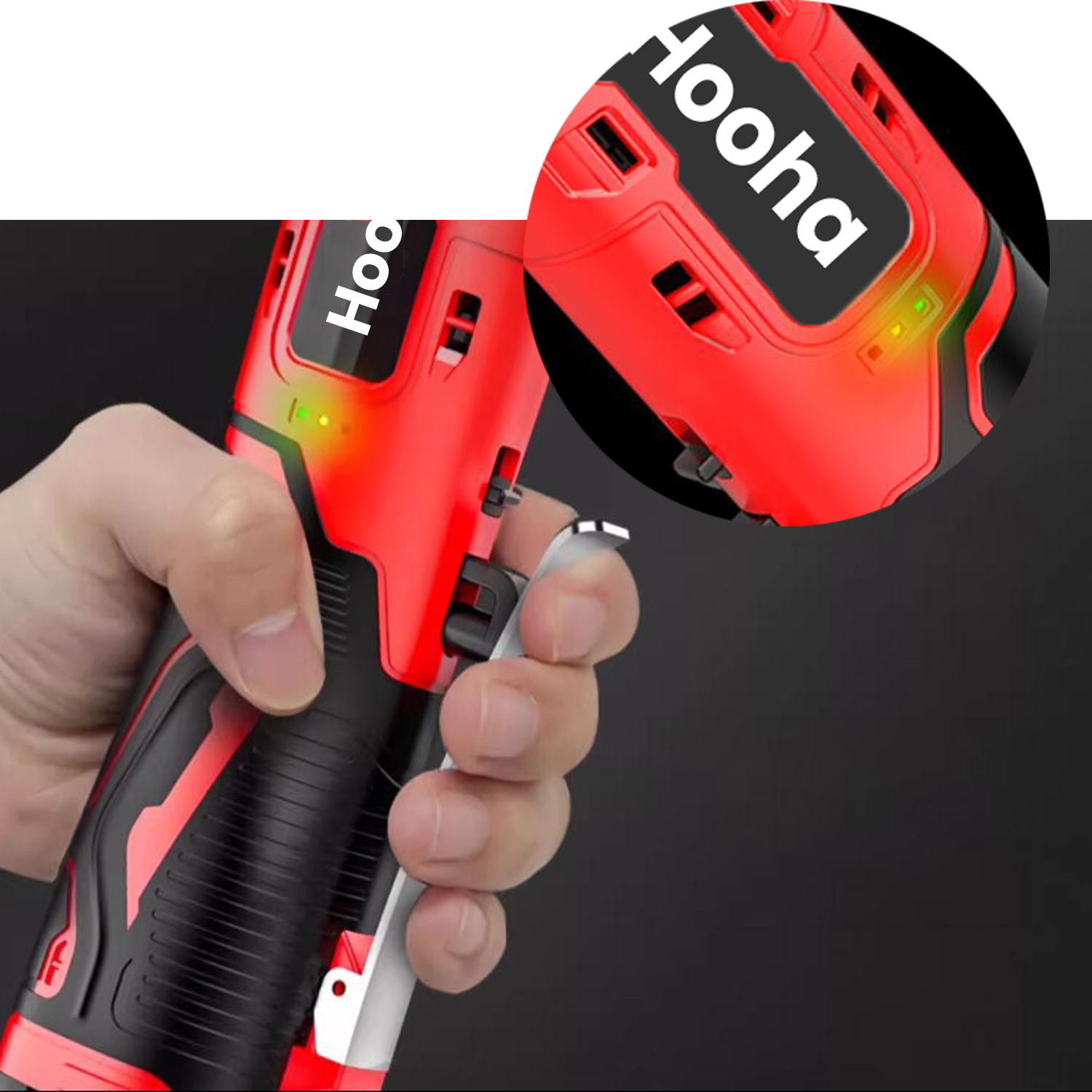 3/8''Klucz Grzechotka Udarowy DO KÓŁAkumulatorowa 2xAKU+Walizka Zestaw 21V Maksymalny moment obrotowy 65 Nm