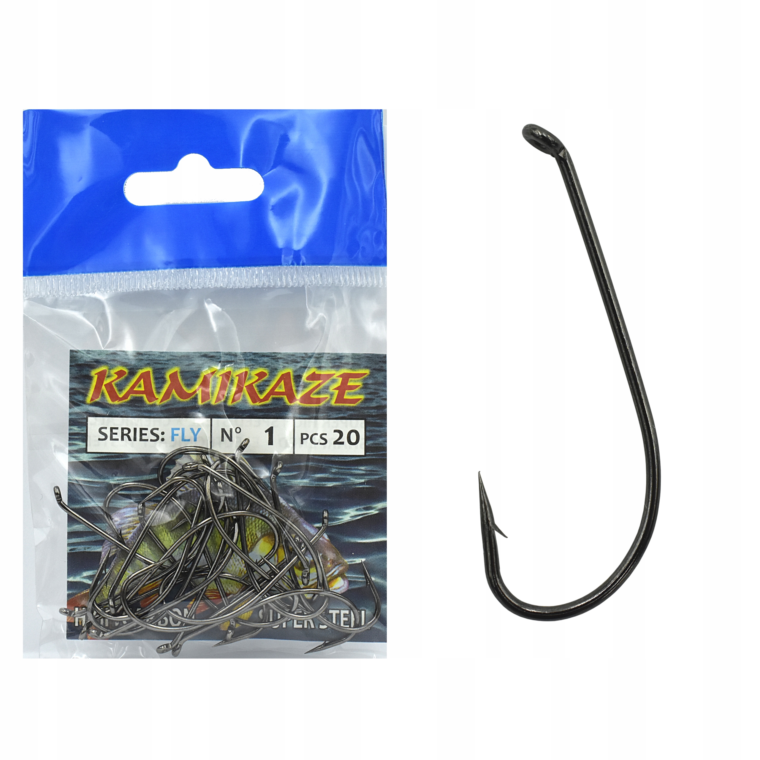

Haczyk Haczyki Kamikaze Fly Nr 1 (20szt) b. nickel