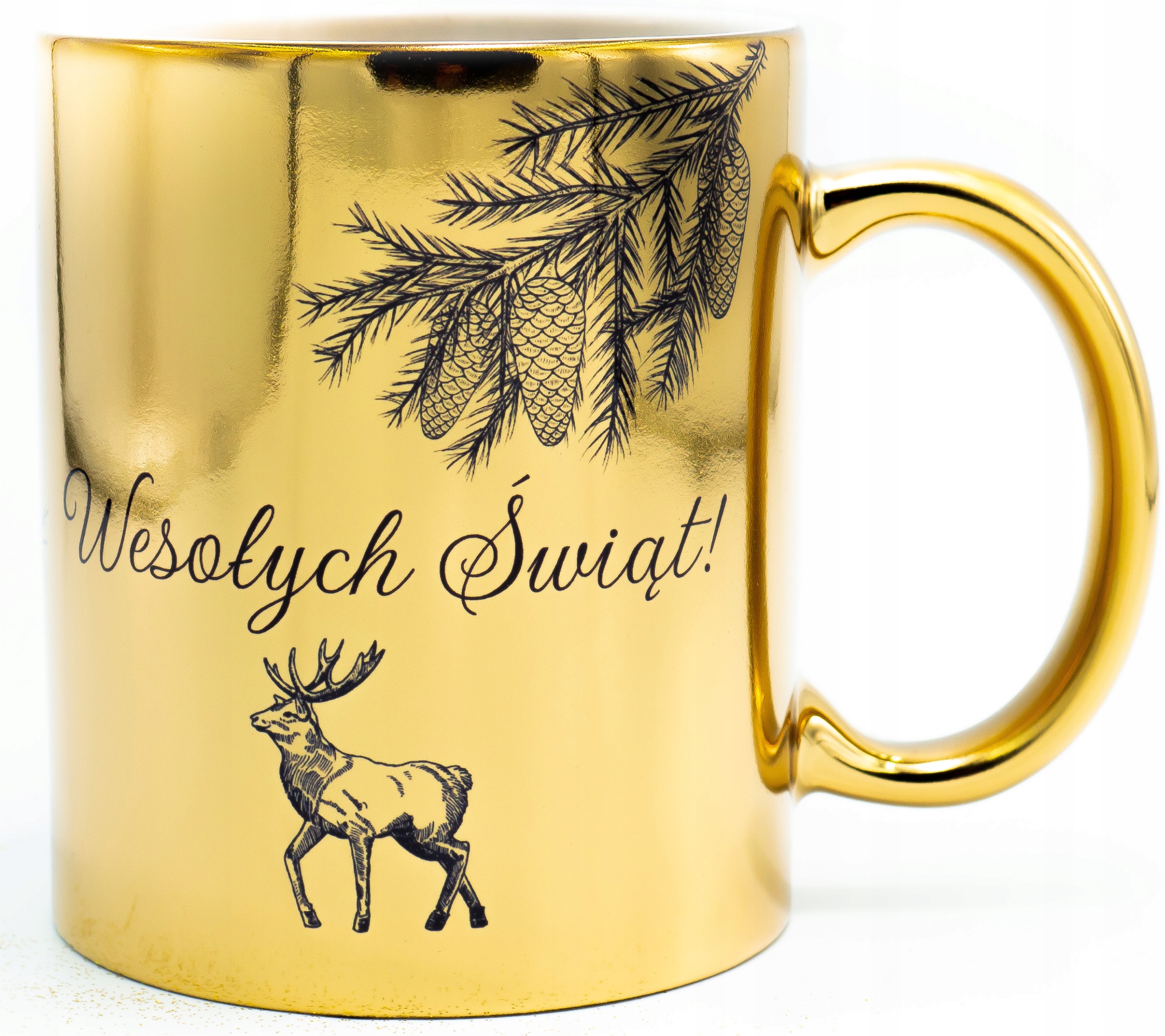 

Kubek Złoty Pod Choinkę Premium Zapakowany