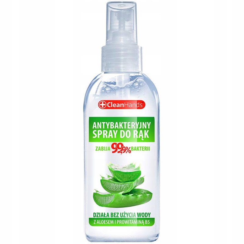 

Antybakteryjny Spray do Dezynfekcji Rąk Aloe 100ml