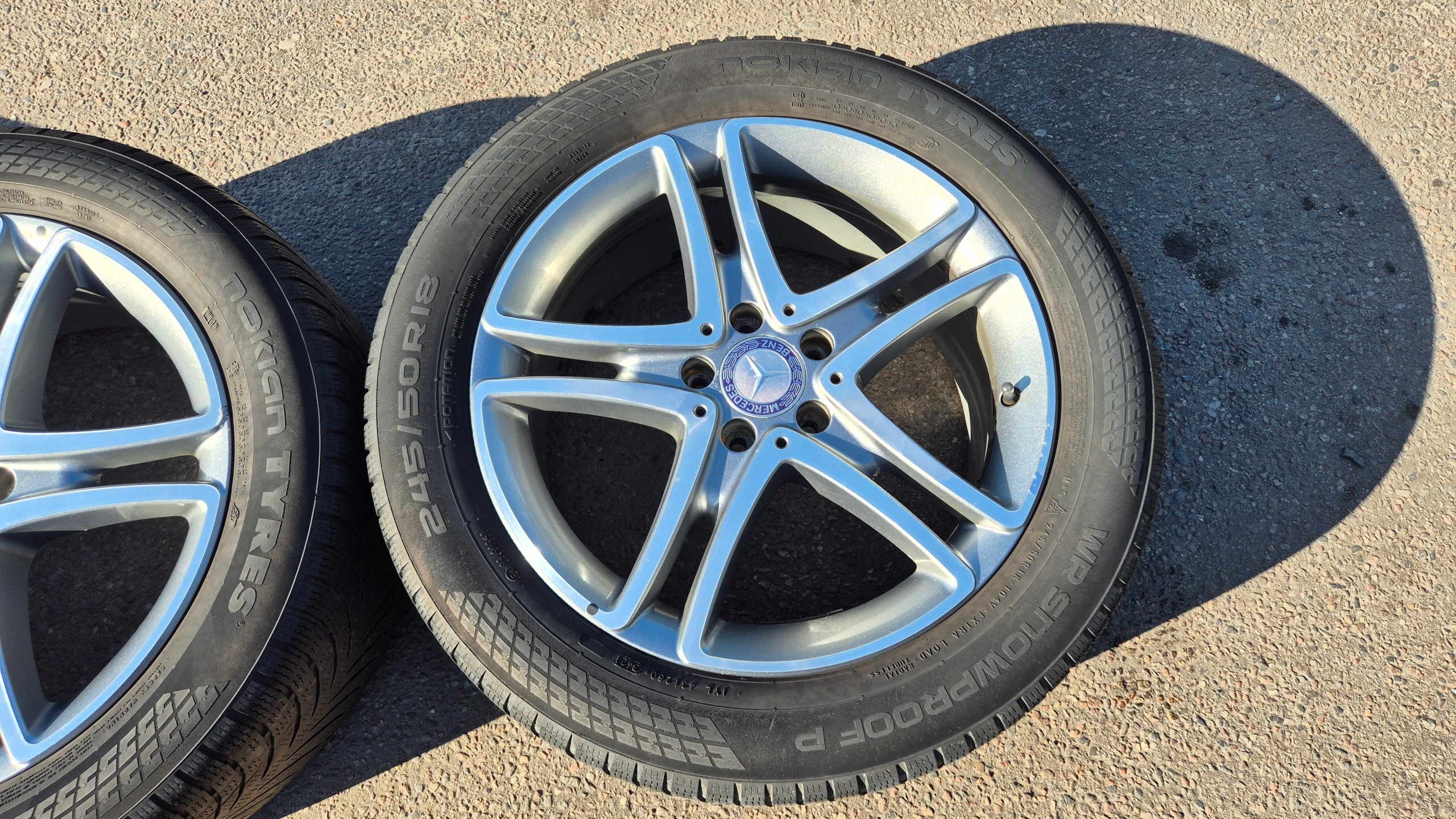 discs aluminium 18" 5X112 8J ET41 KOMPLET MERCEDES W222
