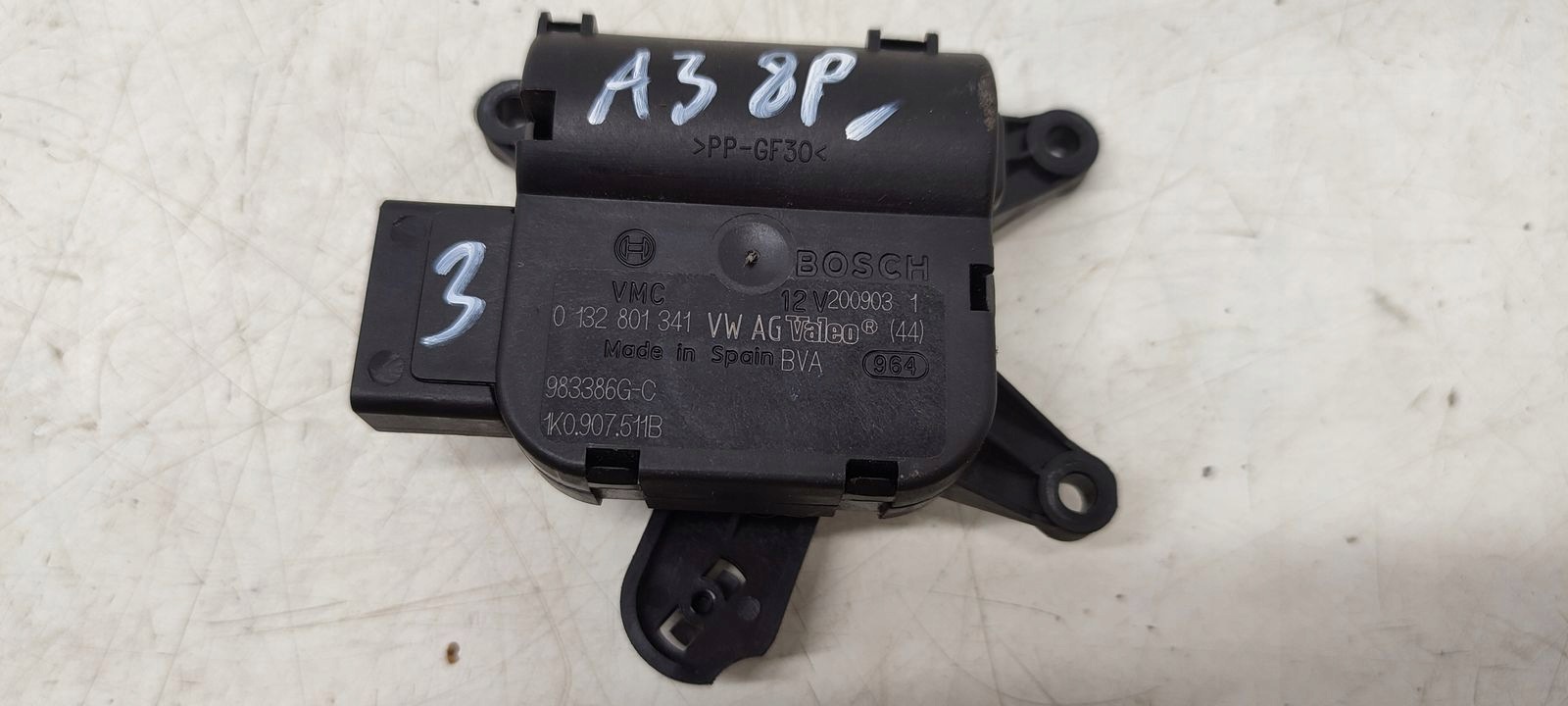 motor des lüfters heizgebläse Audi A3 8P