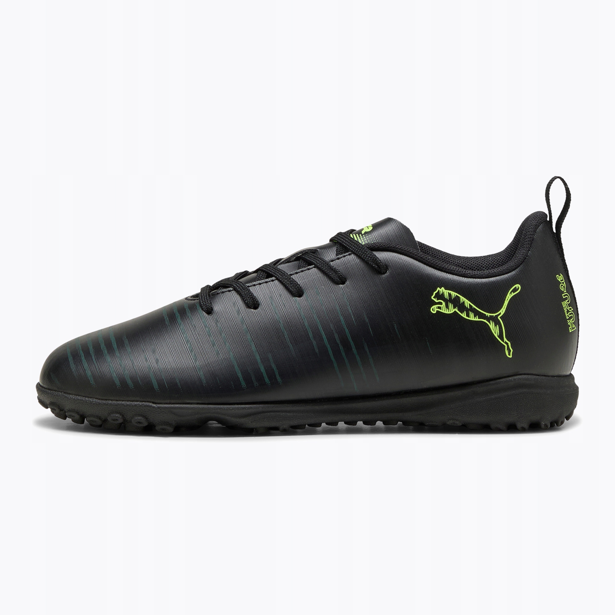 Buty piłkarskie dziecięce Puma Future 8 Play Tt Jr puma black/fizzy 37.5