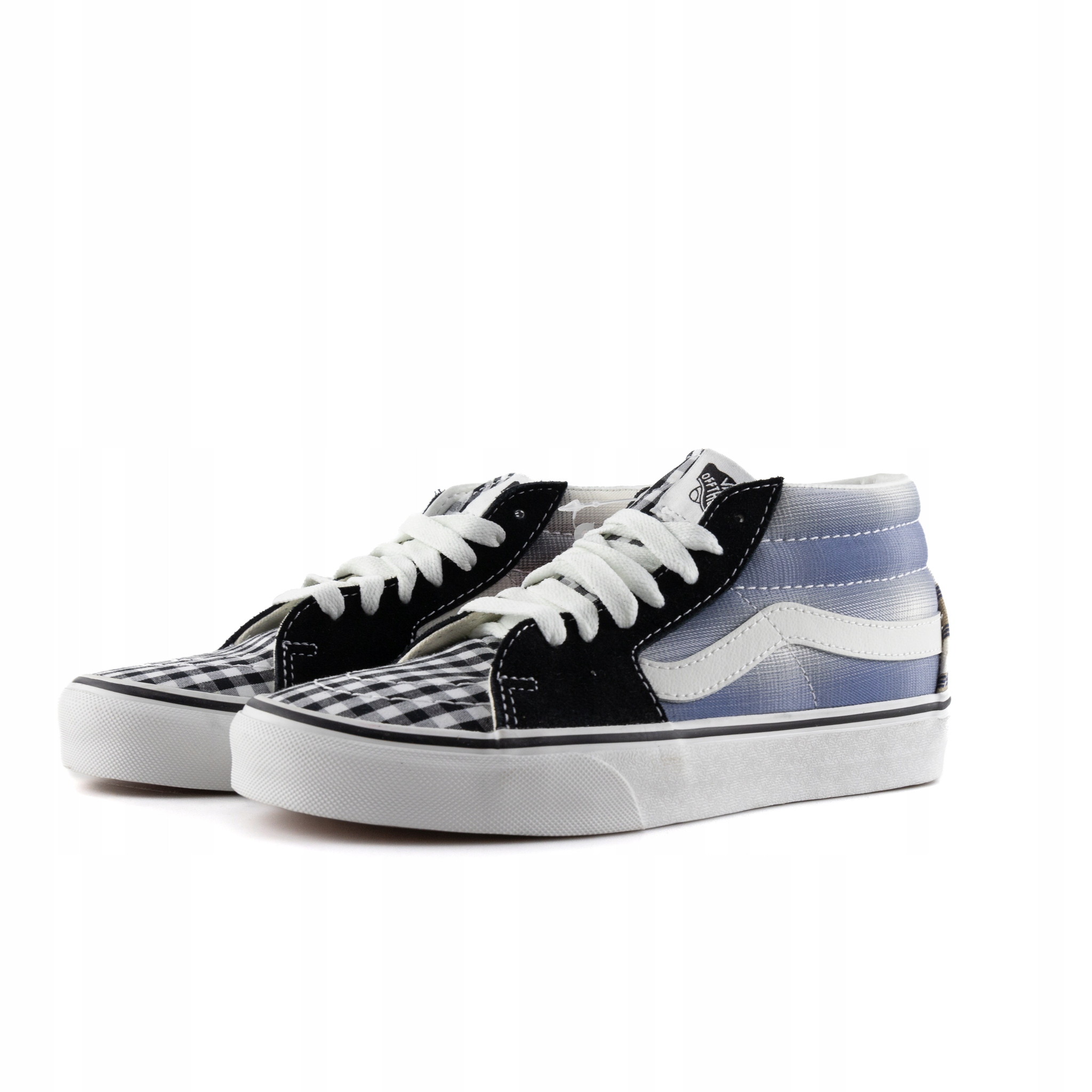 Dámské Tenisky Vans Modré S Kostkovaným Vzorem, Velikost 36,5