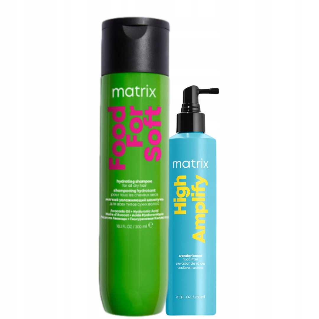 Matrix sada Food For Soft šampon 300 ml High Amplify Wonder Boost sprej