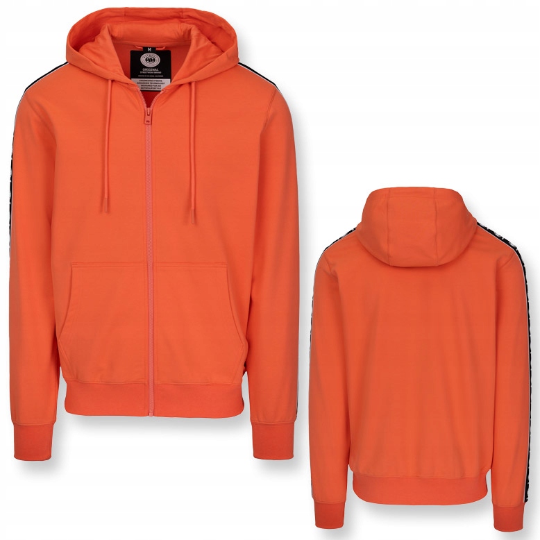 Męska Bluza rozpinana z kapturem Pitbull Tape Nugget Cienka bluza dresowa