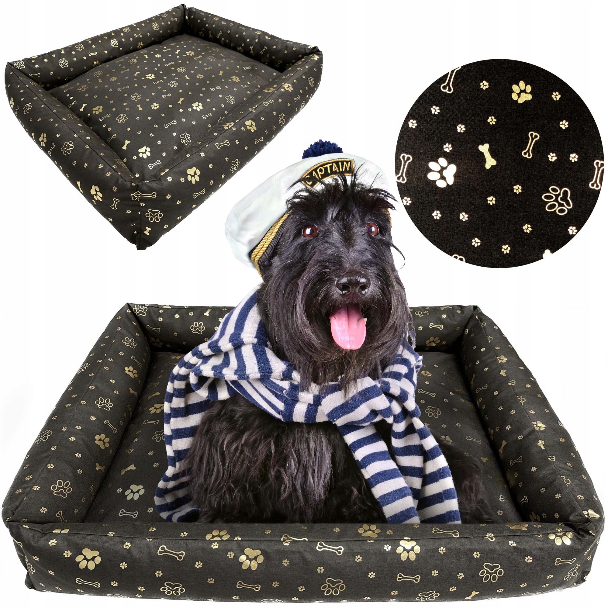 Levně Pelíšek Pro Psa Pohovka Potah 100X75 CM Voděodolné Polštáře Polštáře