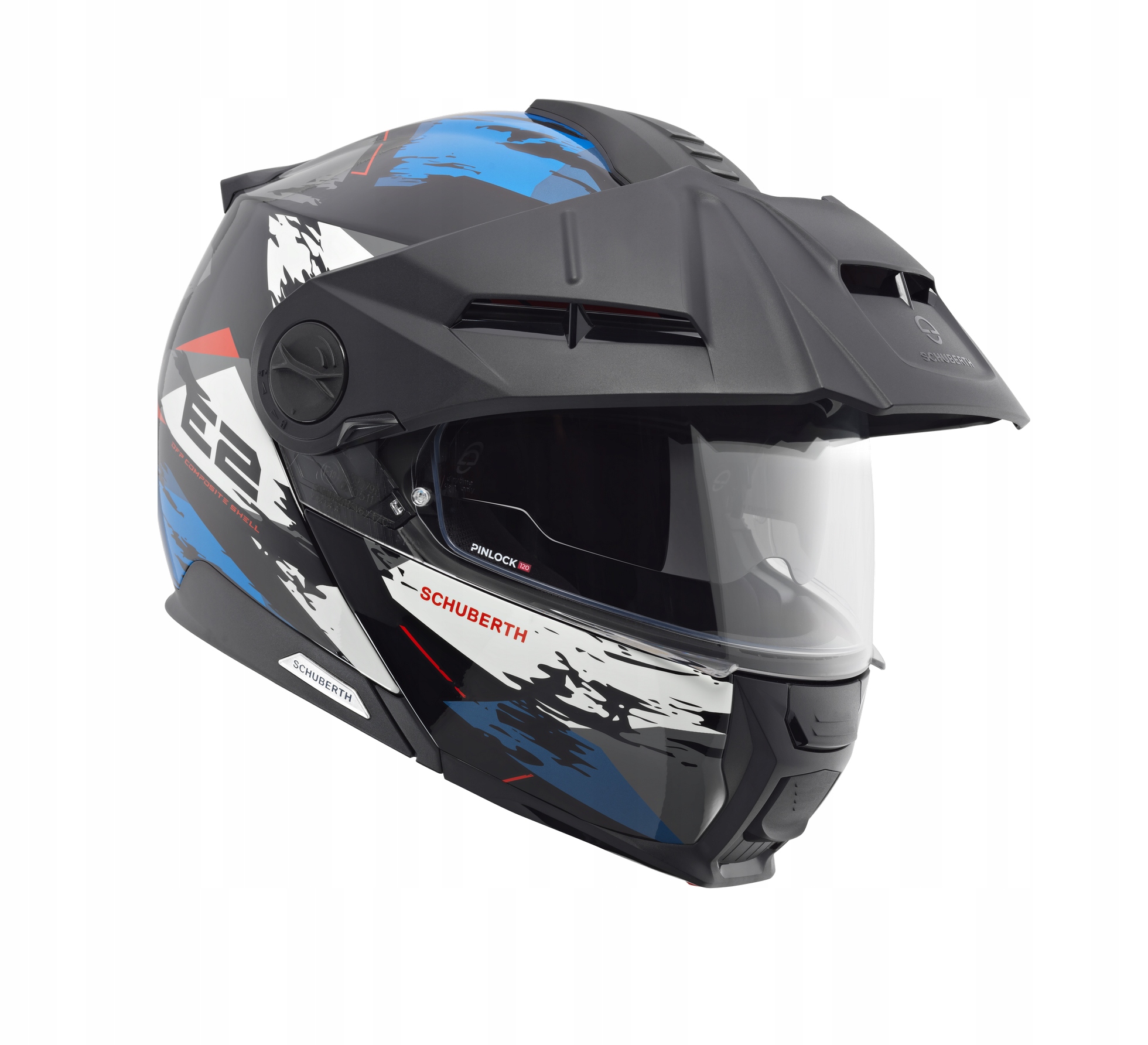 Schuberth E2 čeľusťová prilba Trail Blue r. 59/L