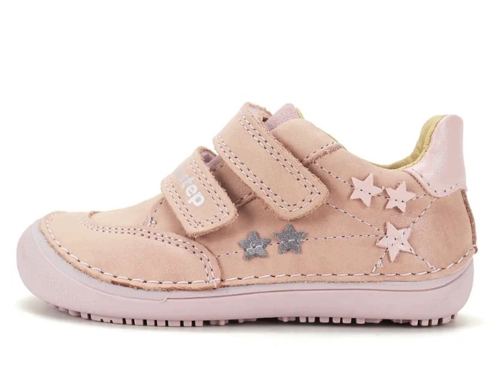 Półbuty skórzane barefoot D.D. Step S063-62567 Baby Pink 32