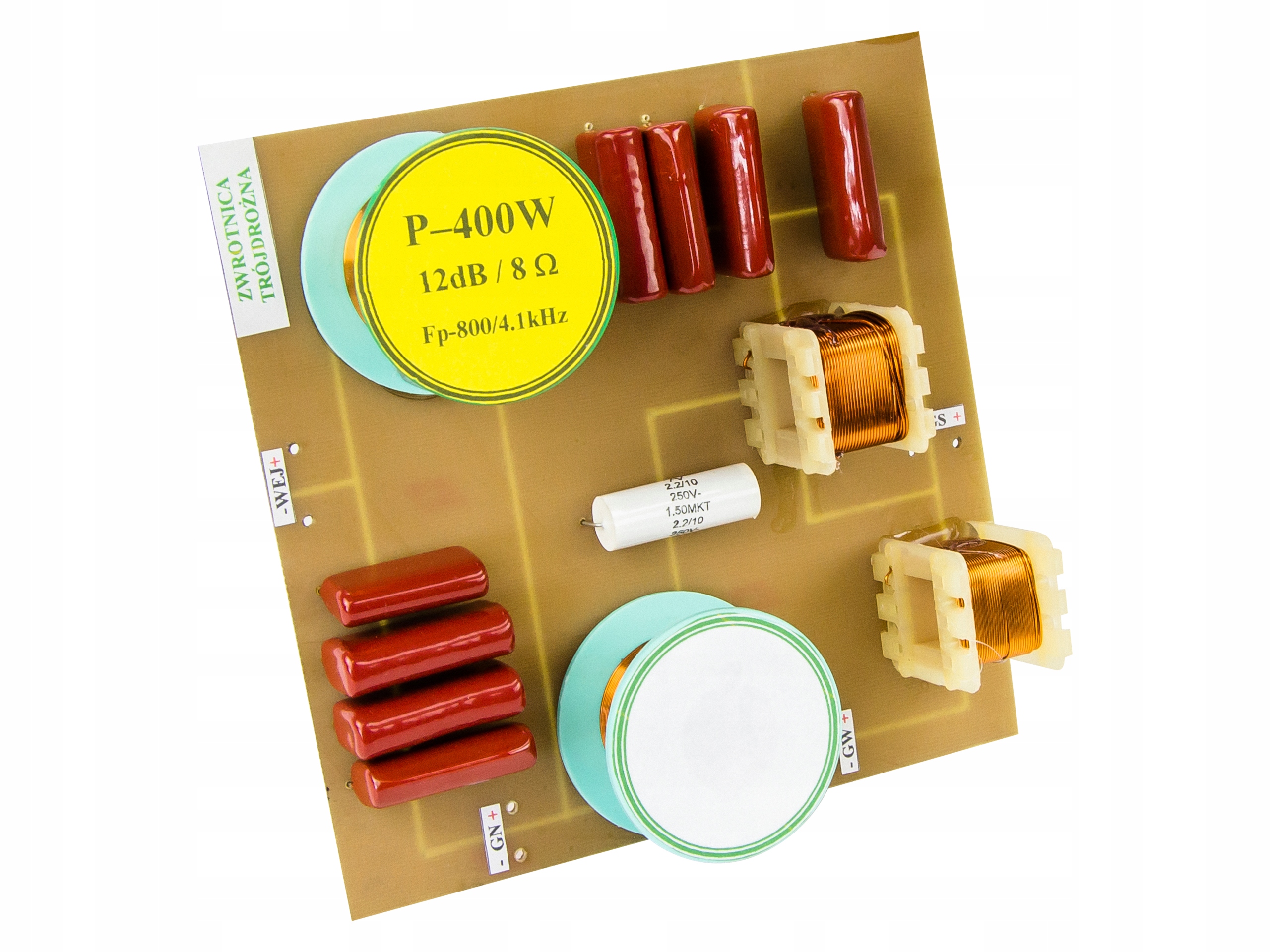 ZWROTNICA GŁOŚNIKOWA TRÓJDROŻNA 8 Ohm 400W 12 dB