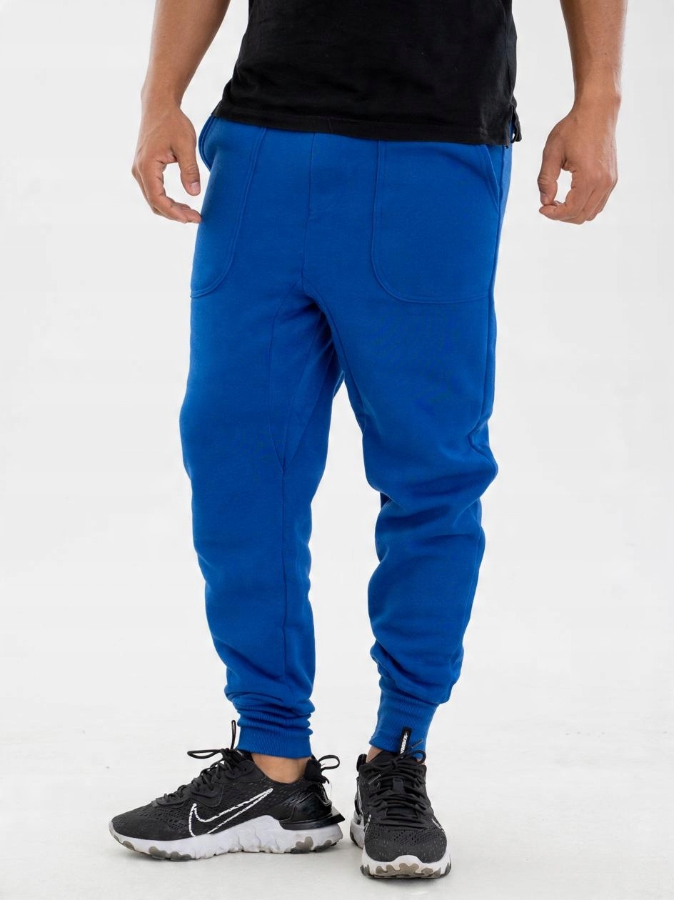 

Spodnie Dresowe Royal Blue Jogger Niebieskie 2XL