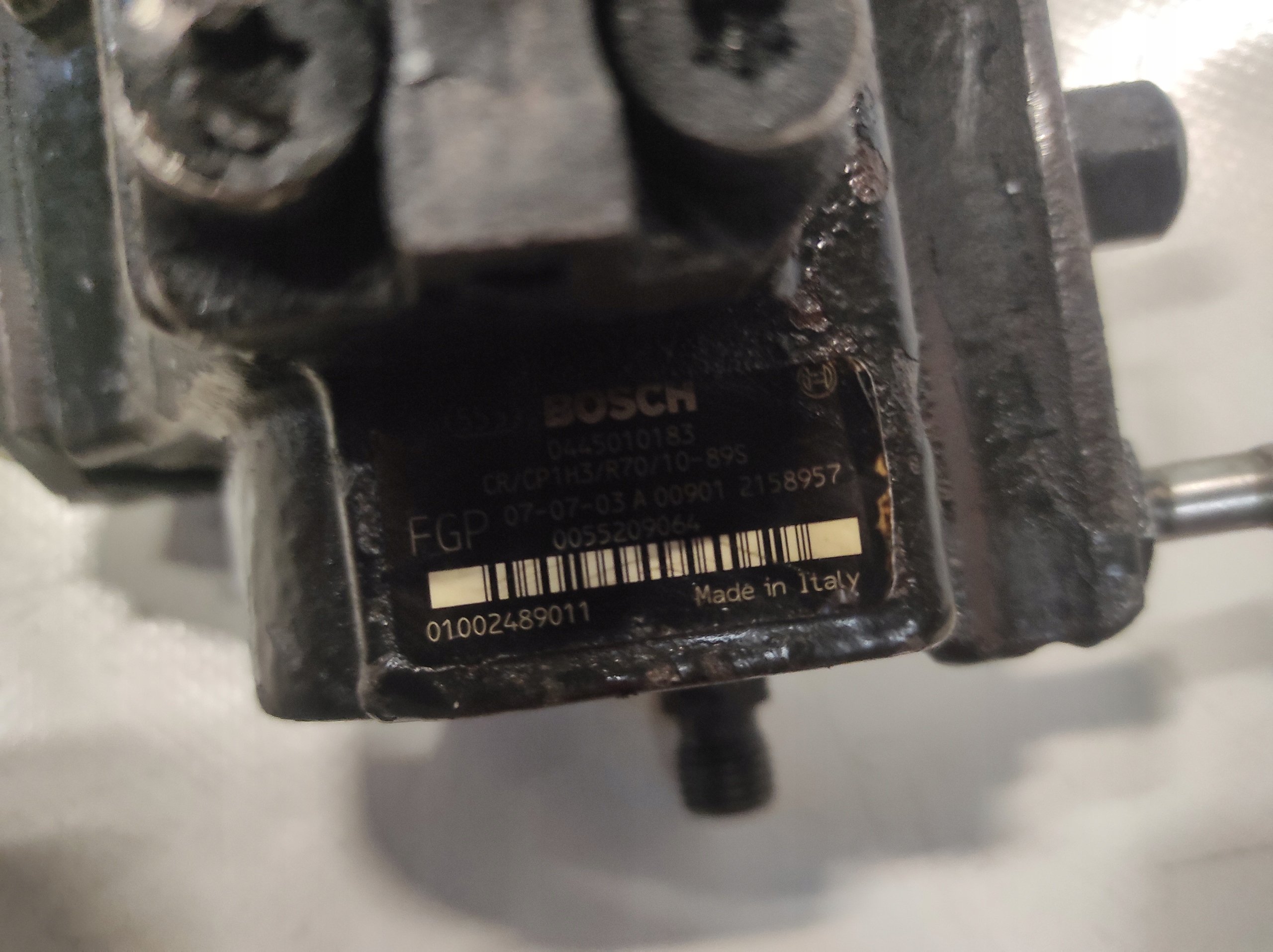 OPEL Vectra C 1.9 CDTI injection pump 0445010183