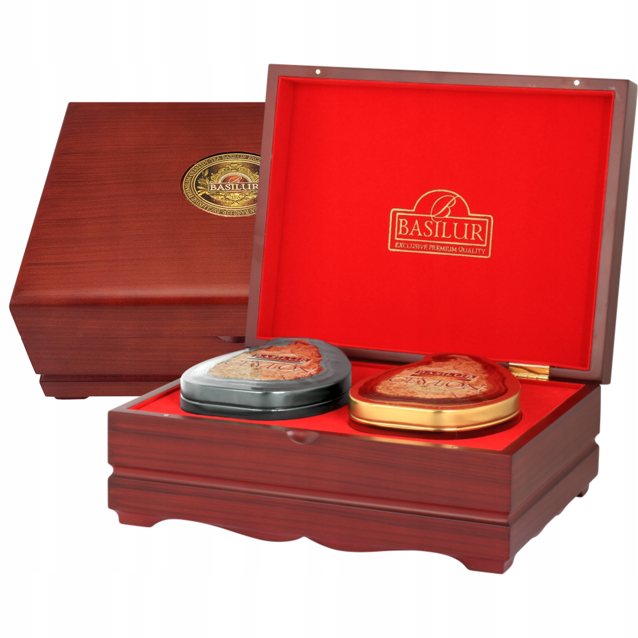 Levně Sada Basilur černých čajů The Island Of Tea 2x100 g Plechovky expozice