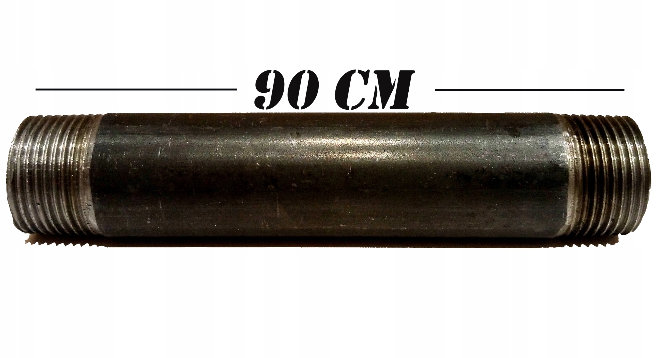 

Rura stalowa czarna gwintowana 6/4" 90 cm