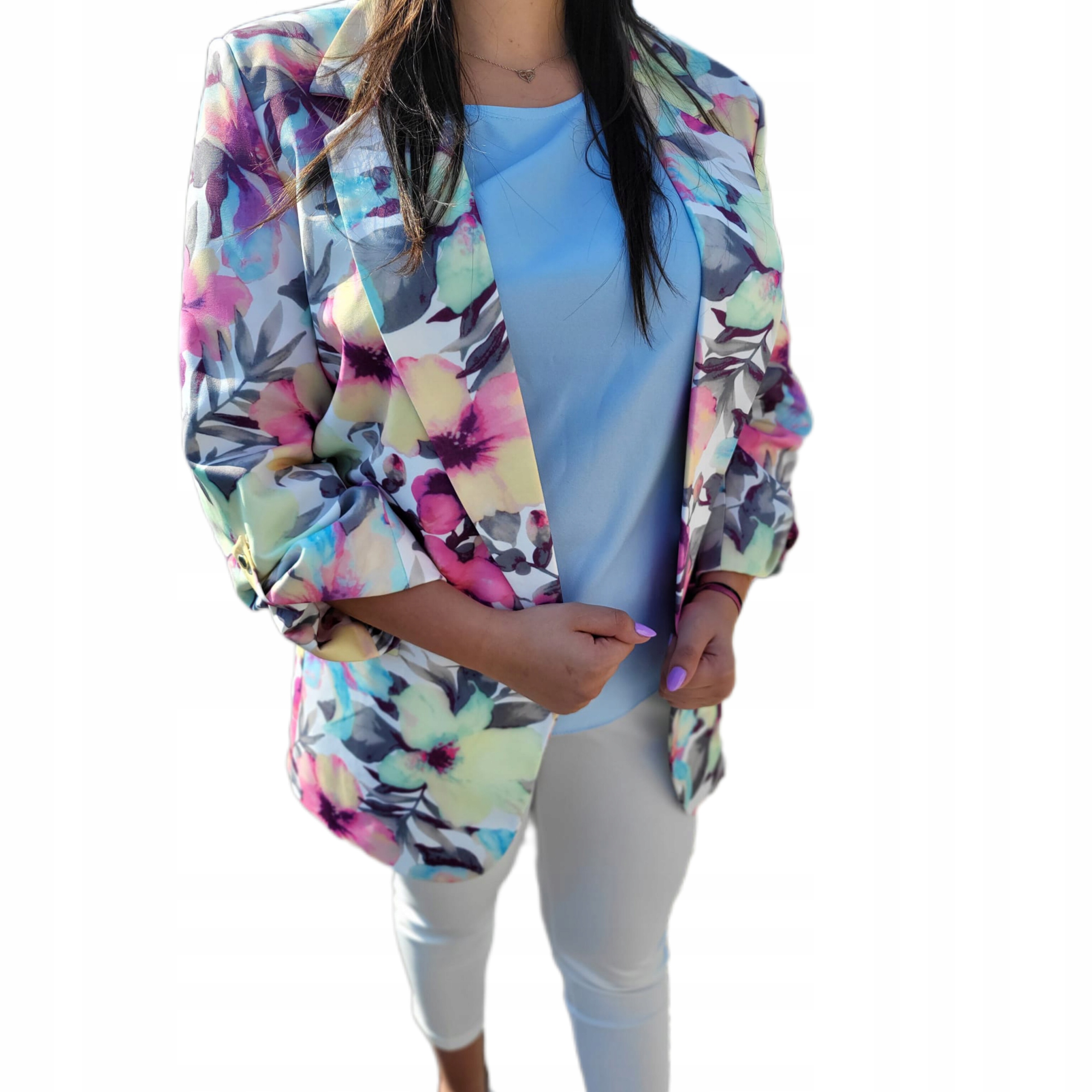 Elegantní sako velikost 46 jabloňová