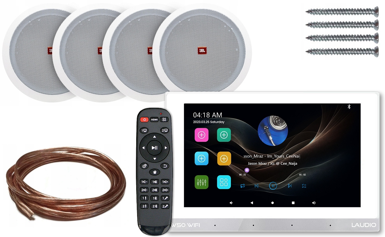 Kompletní sada stropního ozvučení Jbl Laudio W50WiFi