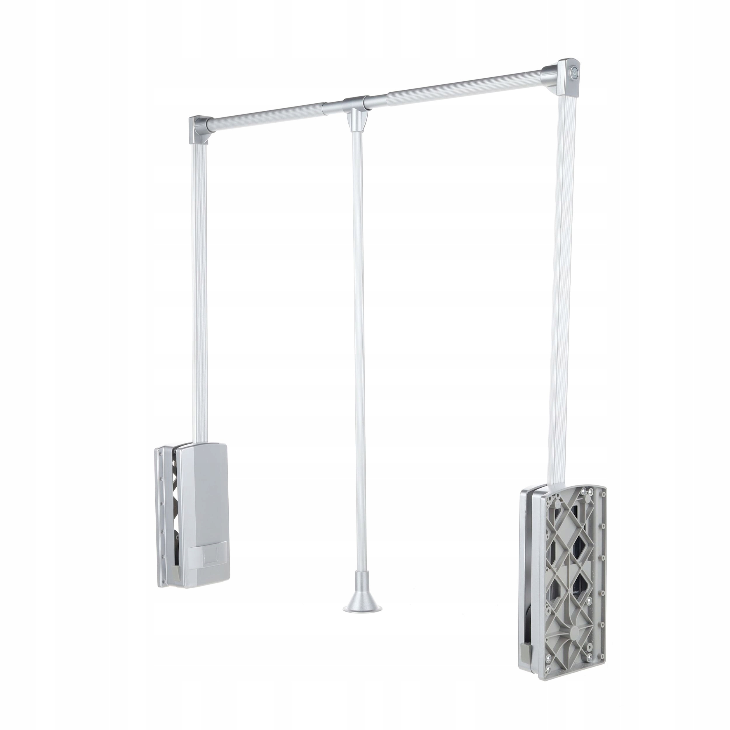 Pantograf Stříbrný 89-121 cm 10 kg věšák skládací tyč sklápěcí oblečení