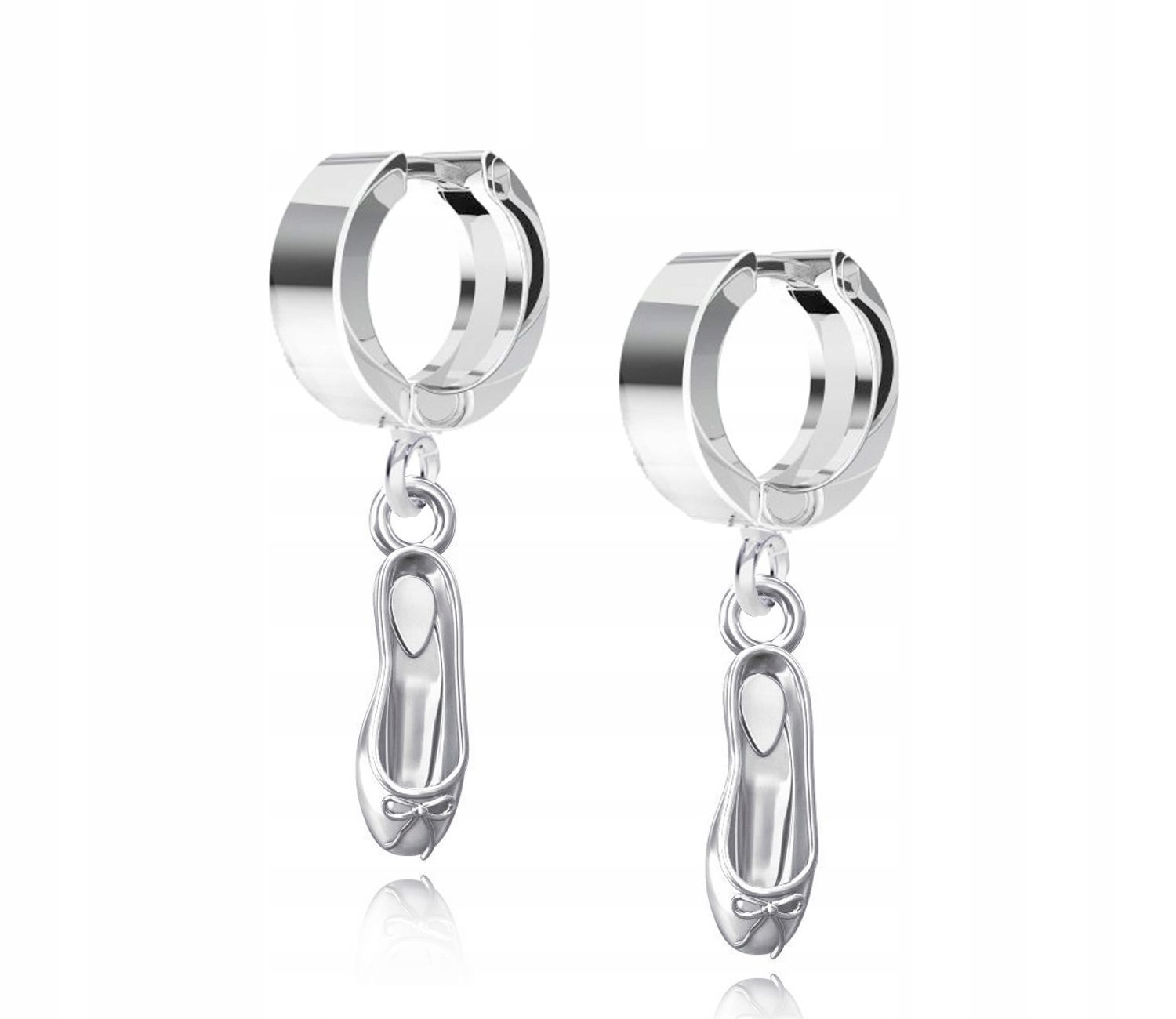 Stříbrné náušnice Puenta Baletky Bigle Pouta Stříbro 925