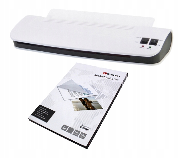 

Niemiecki laminator A4 laminarka 100 Folii