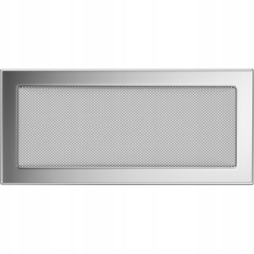 Ventilační mřížka do krbu 17x37 niklovaná
