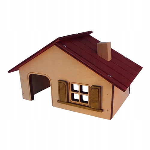 

Pinokio Domek Dla Gryzoni 13x8,5x8,5cm P-01