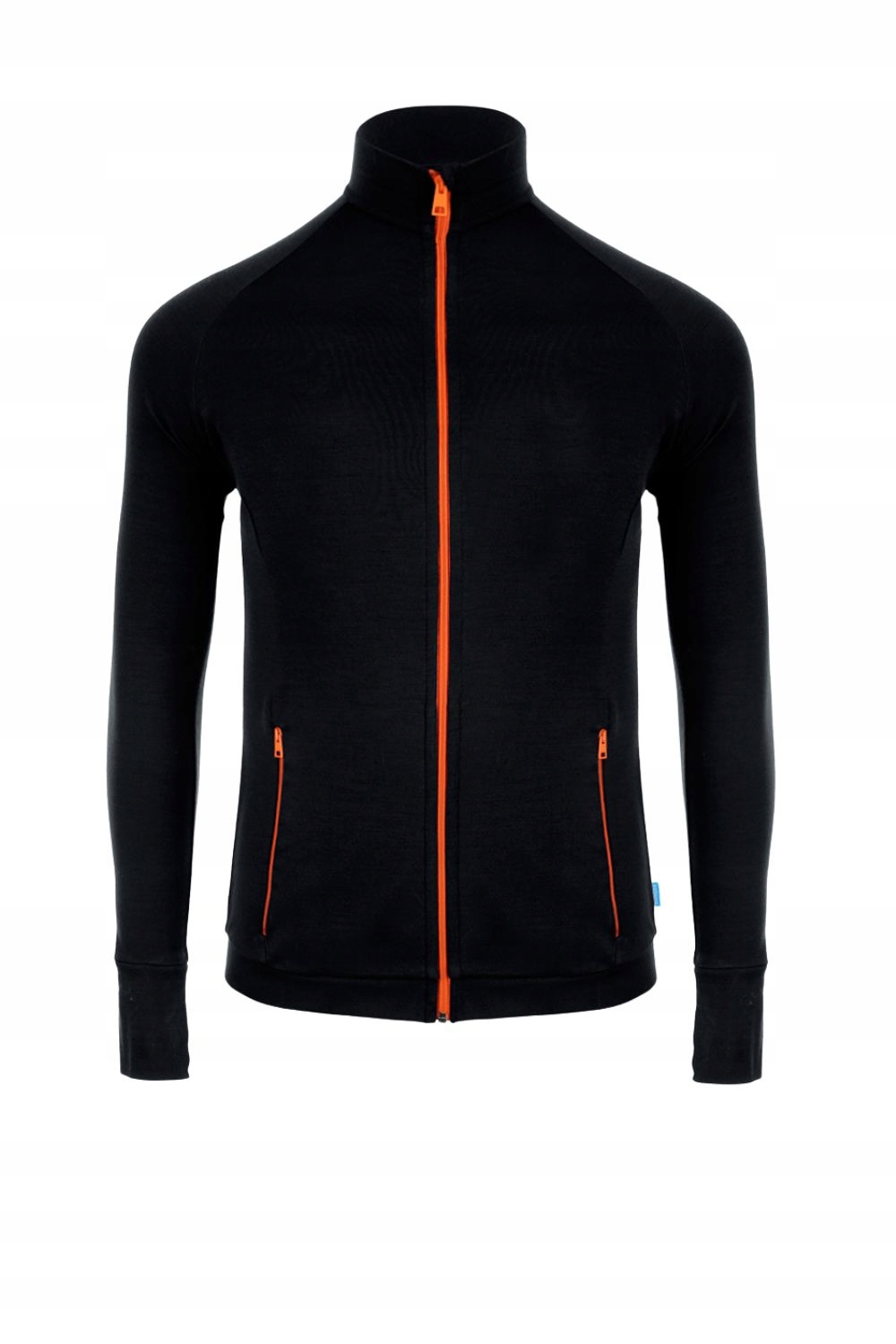 Bluza sportowa męska termoaktywna 100% wełna merino czarna M