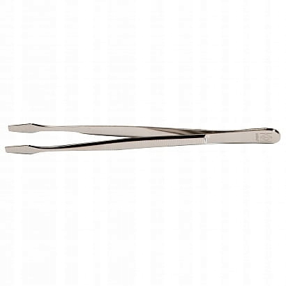 PINCETA FILATELISTYCZNA DE LUXE 12CM PROSTA ŁOPATKOWA PI32 LEUCHTTURM
