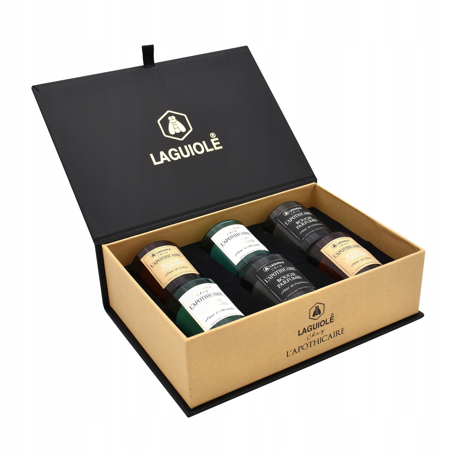 

Laguiole 6el Świeczki zapachowe szklane Apothecary