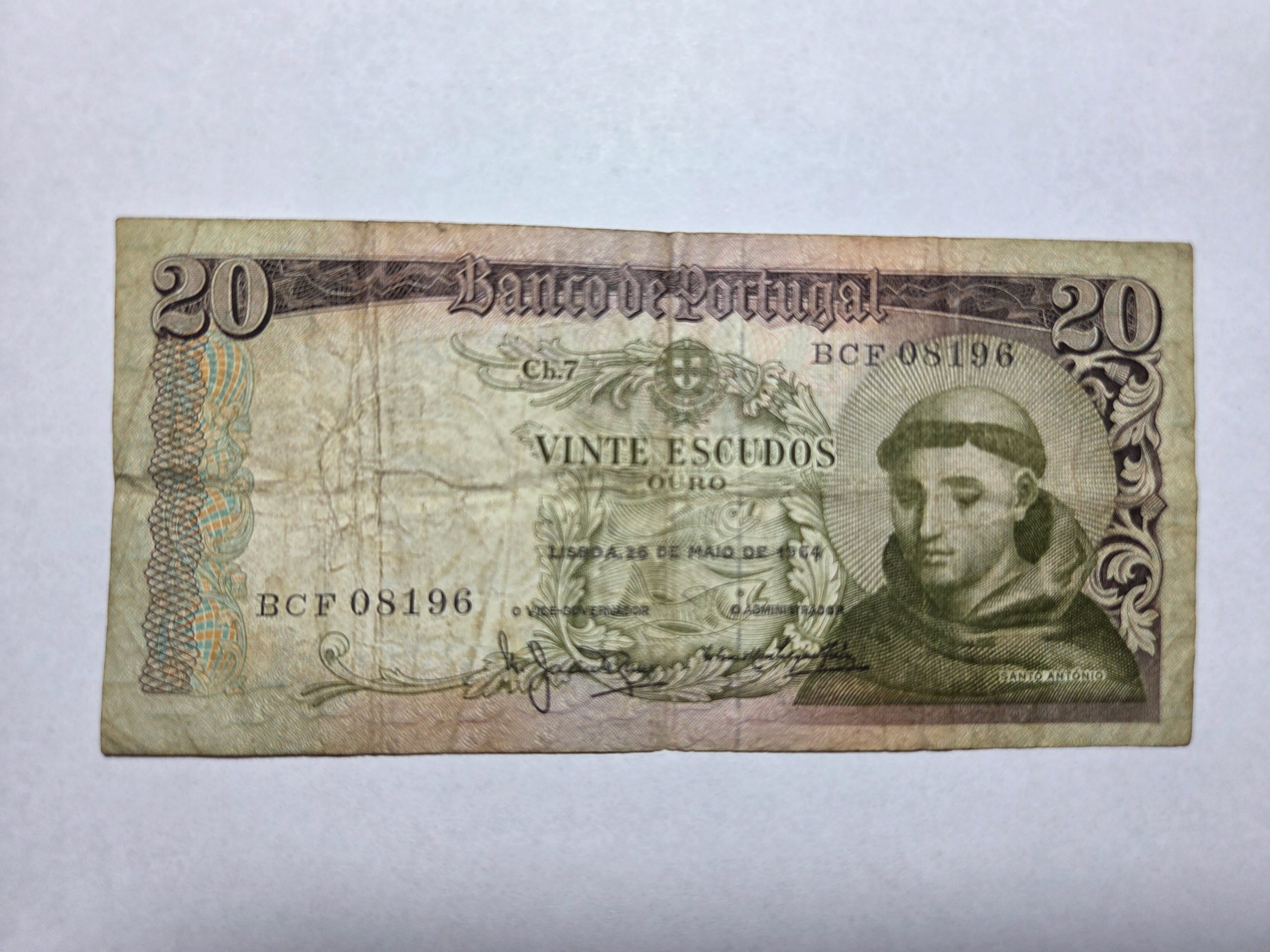 Portugalia 20 escudos 1964 rok -NRB0565