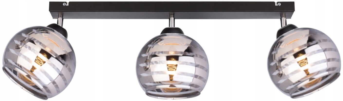 

Szklana Lampa Wisząca Sufitowa Żyrandol Plafon Led
