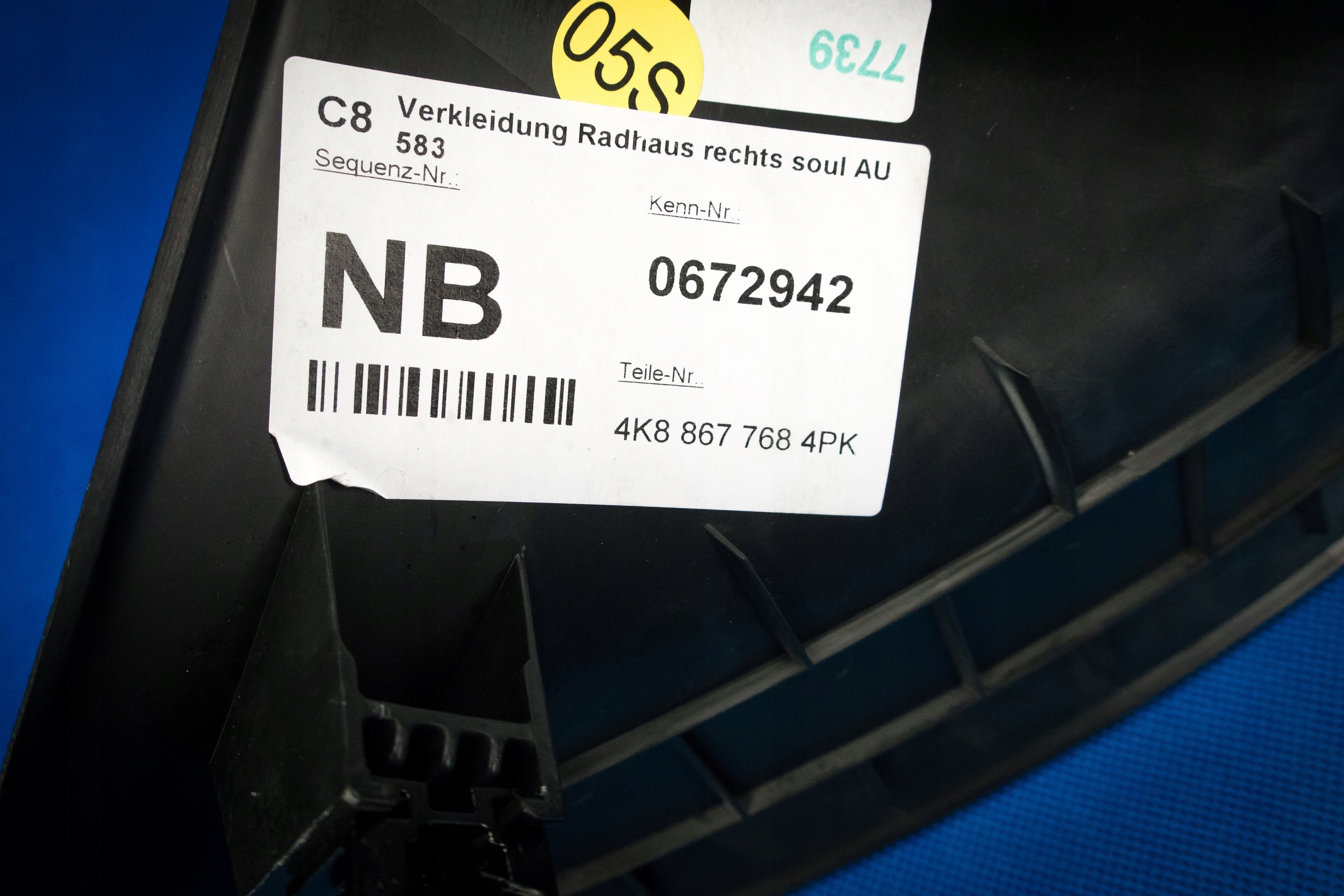 cover side slupka Audi A7 S7 4K8 4K8867768