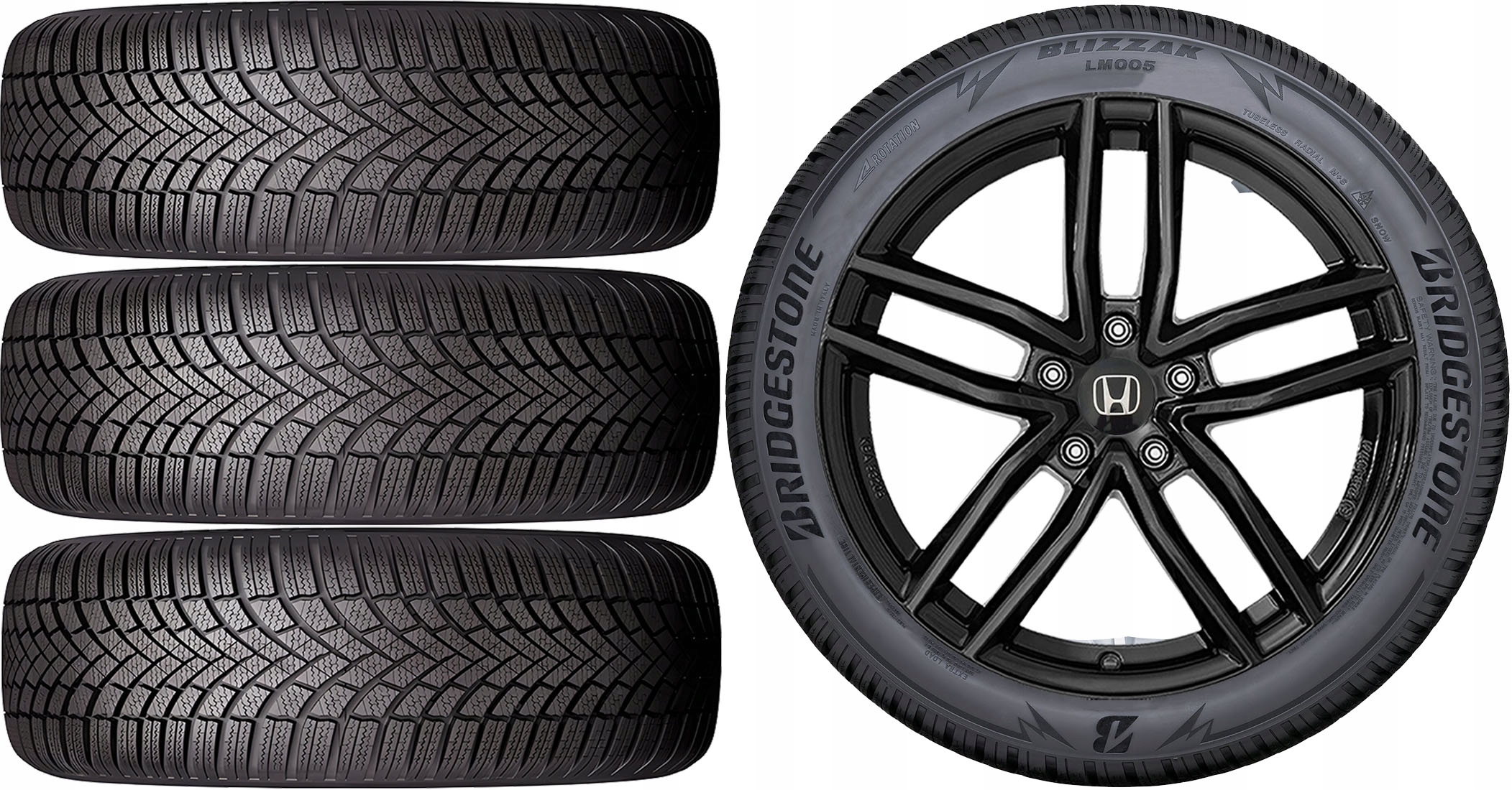 КОЛЕСА HONDA ACCORD VII 7 Bridgestone 2255r17