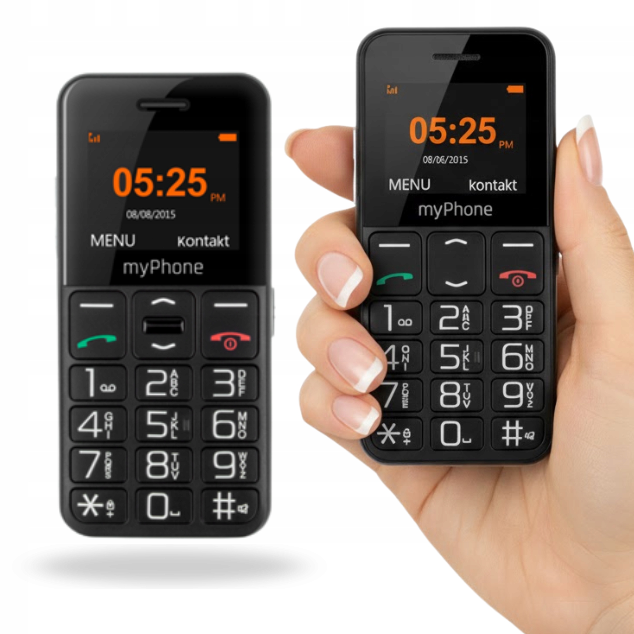 Telefon Komórkowy Myphone Halo Easy Z Klawiszami Dla Seniora Klasyczny