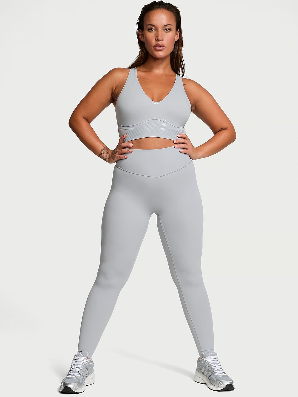 Legginsy treningowe Victoria's Secret Vsx Elevate Legging szare S