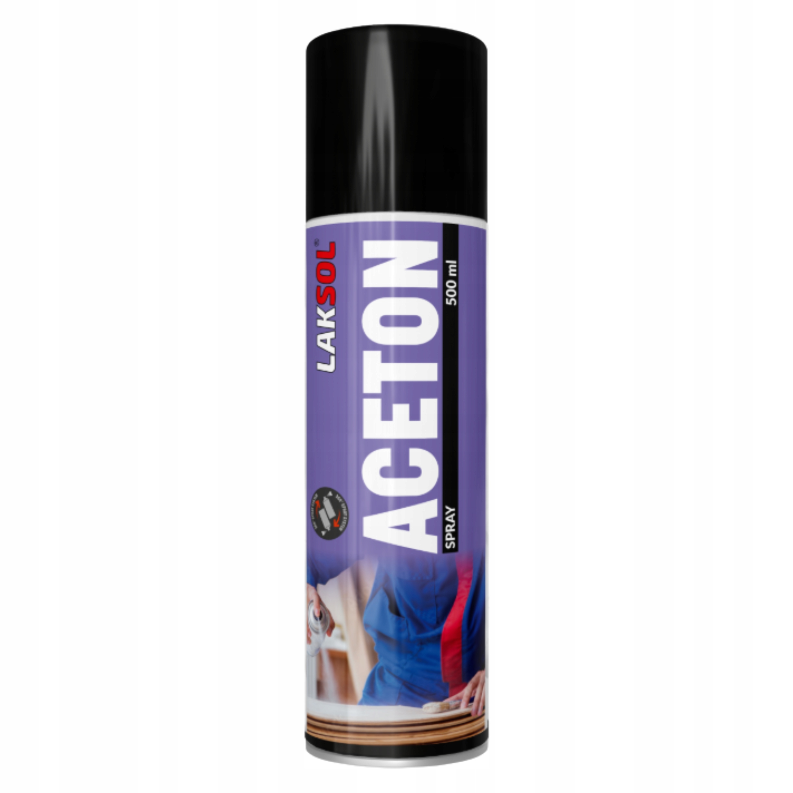 Aceton Techniczny Zmywacz 500ml spray Czysty Odtłuszczacz 99%