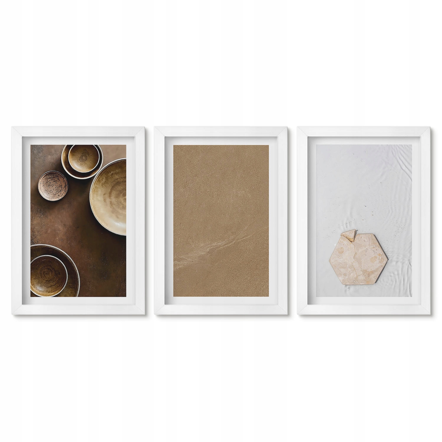 Sada obrazů pro kancelář nebo chodbu 20x30 Minimalistické textury a barvy