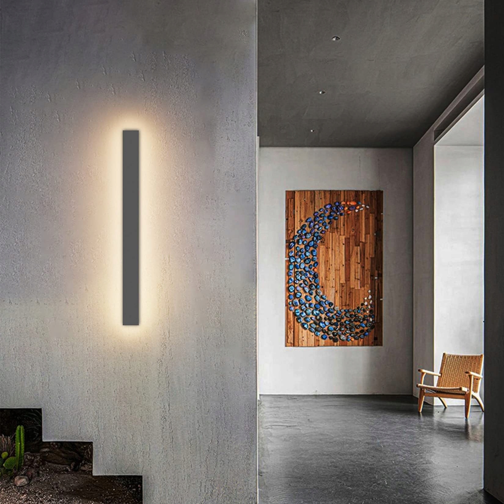 Led lampa 60 cm 20 W venkovní fasádní zahradní nástěnné svítidlo 3300K Cieply